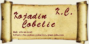 Kojadin Čobelić vizit kartica